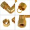 Everflow 5/8 O.D. COMP 90 Degree Elbow Pipe Fitting, Lead Free Brass C65-58-NL - alternate 2